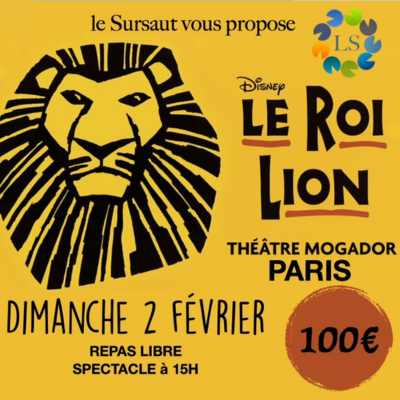 sortie à paris - le roi Lion